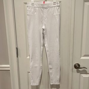 Spanx Women's White Jean-ish Ankle Leggings Jeggings Sz S/P